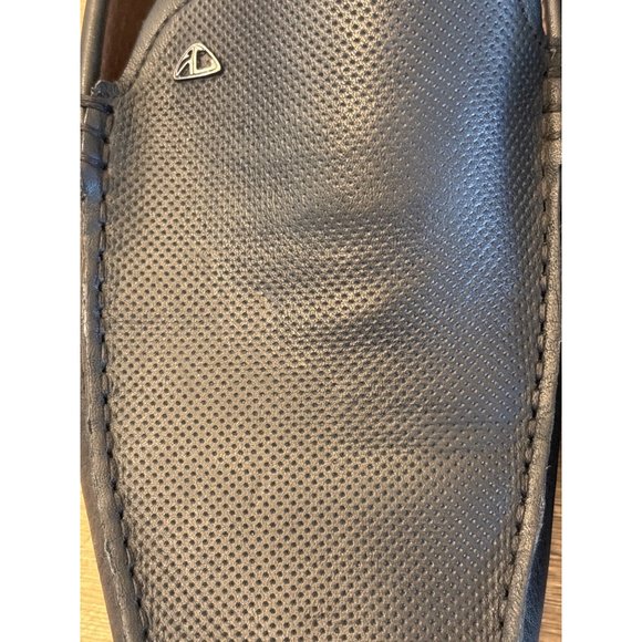 Aretina Mens Loafers Slip Ons‎ Black Leather Luxury Classic Comfort Shoe main image 4